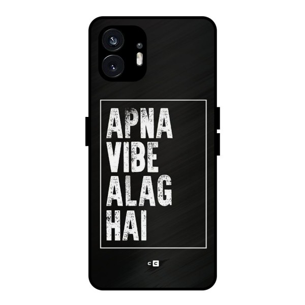 Apna Vibe Metal Back Case for Nothing Phone 2