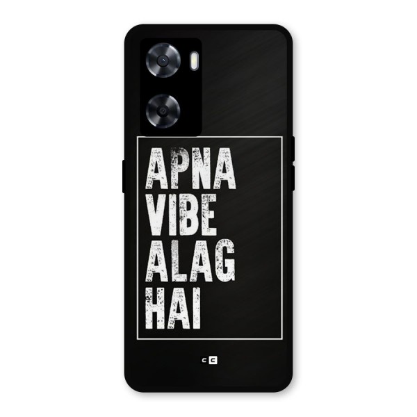 Apna Vibe Metal Back Case for Oppo A57 2022