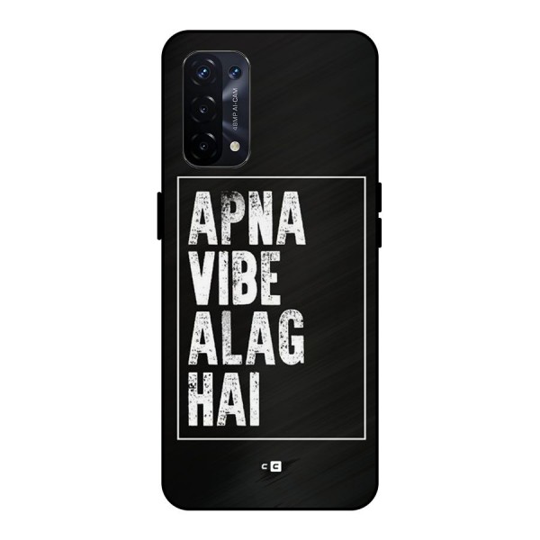 Apna Vibe Metal Back Case for Oppo A74 5G