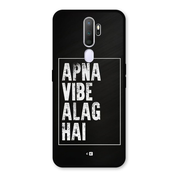 Apna Vibe Metal Back Case for Oppo A9 (2020)