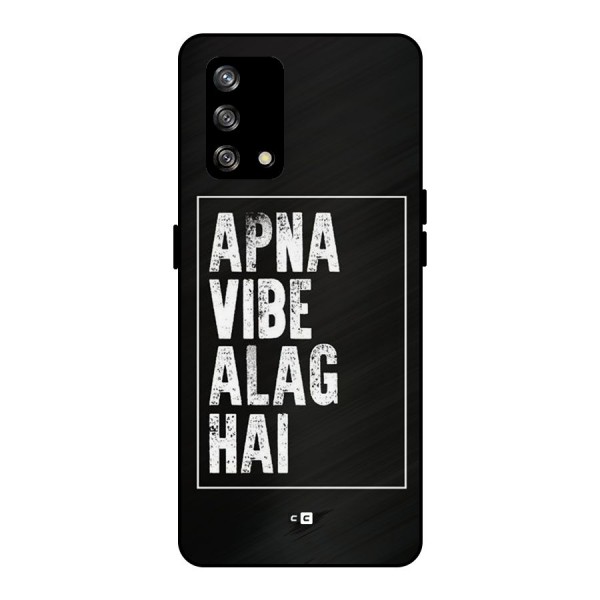 Apna Vibe Metal Back Case for Oppo F19s