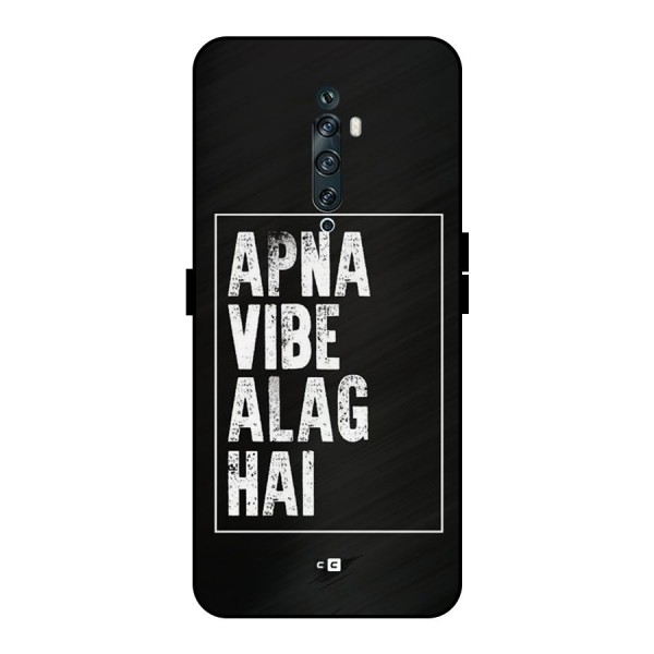 Apna Vibe Metal Back Case for Oppo Reno2 F