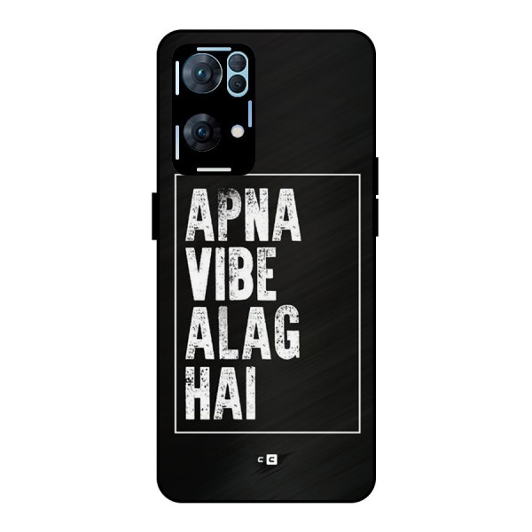 Apna Vibe Metal Back Case for Oppo Reno7 Pro 5G