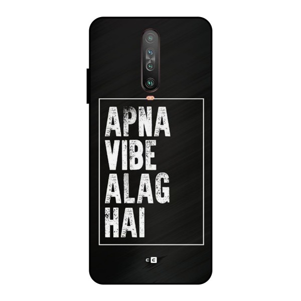 Apna Vibe Metal Back Case for Poco X2