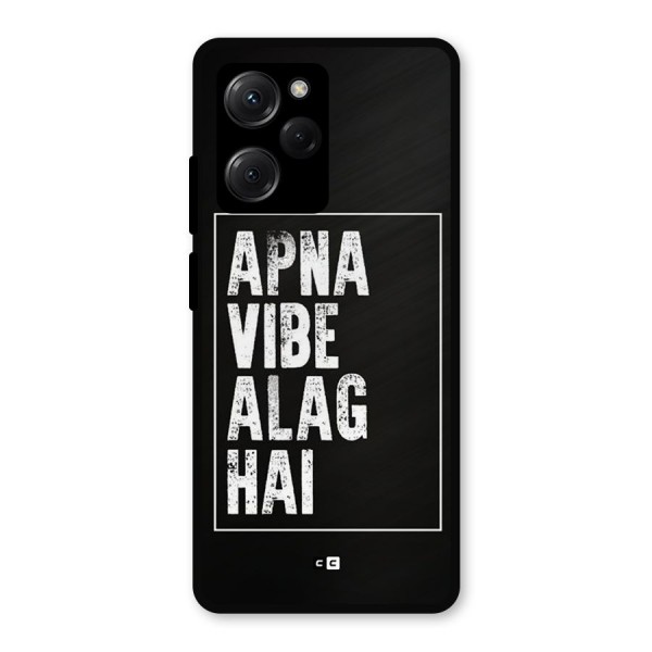 Apna Vibe Metal Back Case for Poco X5 Pro