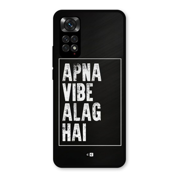 Apna Vibe Metal Back Case for Redmi Note 11