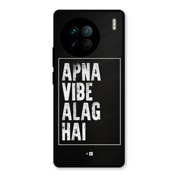 Apna Vibe Metal Back Case for Vivo X90