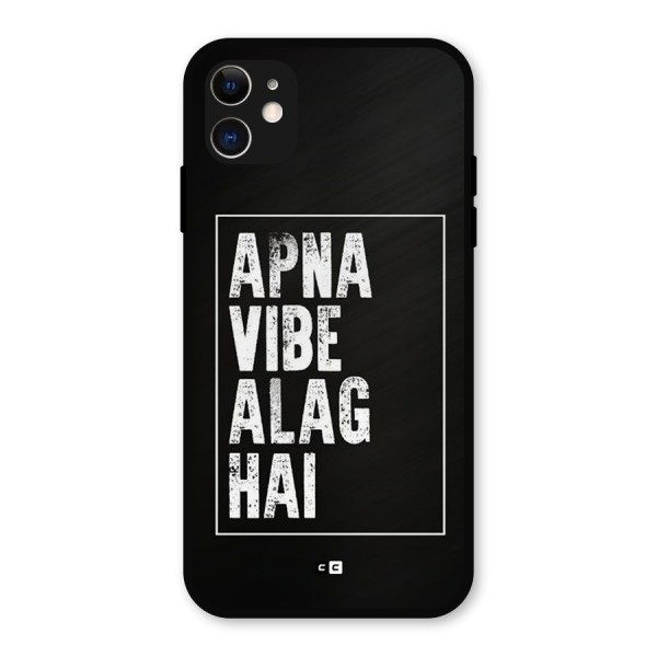 Apna Vibe Metal Back Case for iPhone 11