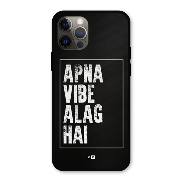 Apna Vibe Metal Back Case for iPhone 12 Pro