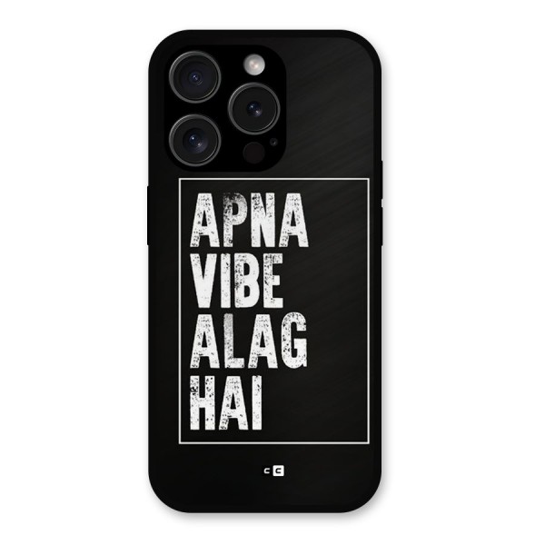 Apna Vibe Metal Back Case for iPhone 15 Pro