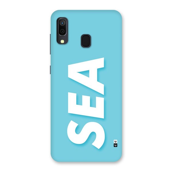 Aqua Sea Back Case for Galaxy A20