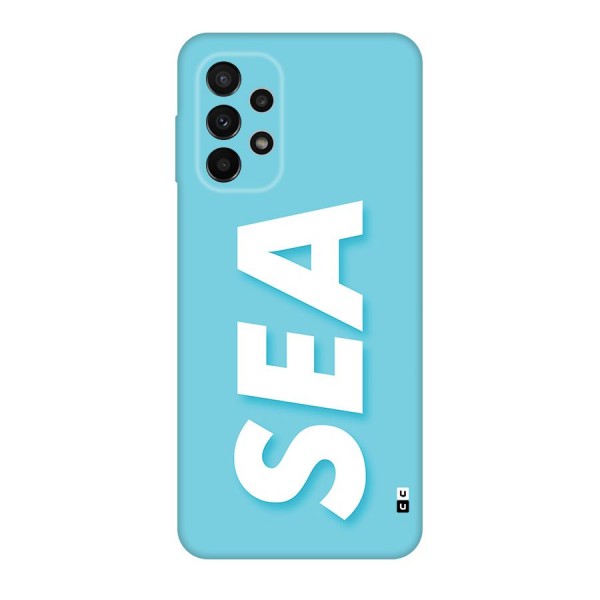 Aqua Sea Back Case for Galaxy A23