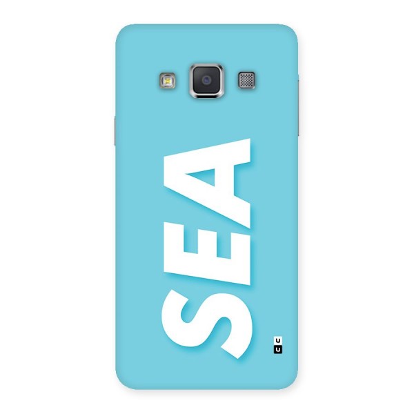 Aqua Sea Back Case for Galaxy A3