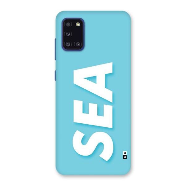 Aqua Sea Back Case for Galaxy A31