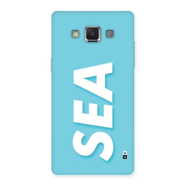 Aqua Sea Back Case for Galaxy A5