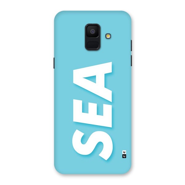 Aqua Sea Back Case for Galaxy A6 (2018)