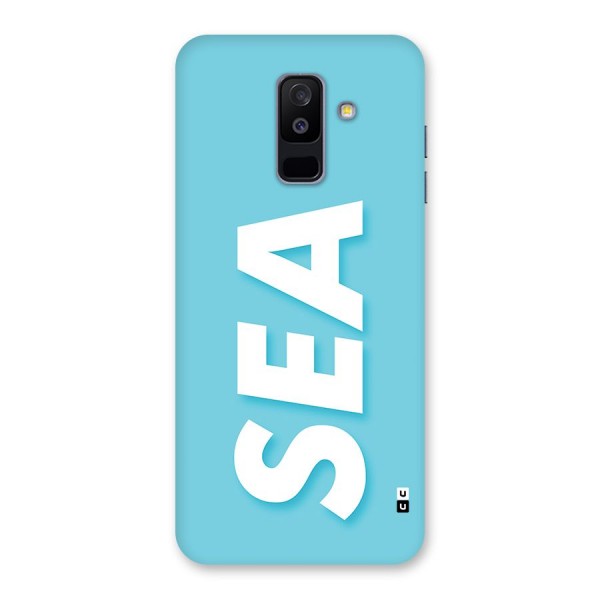 Aqua Sea Back Case for Galaxy A6 Plus