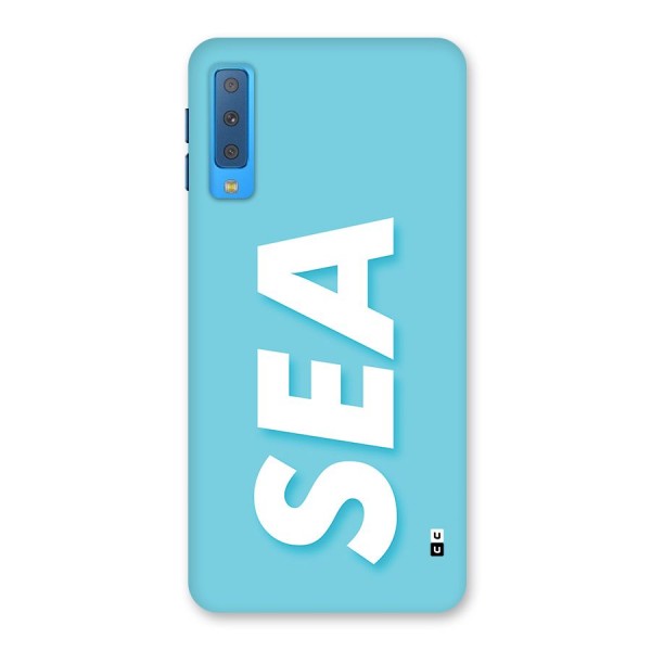 Aqua Sea Back Case for Galaxy A7 (2018)