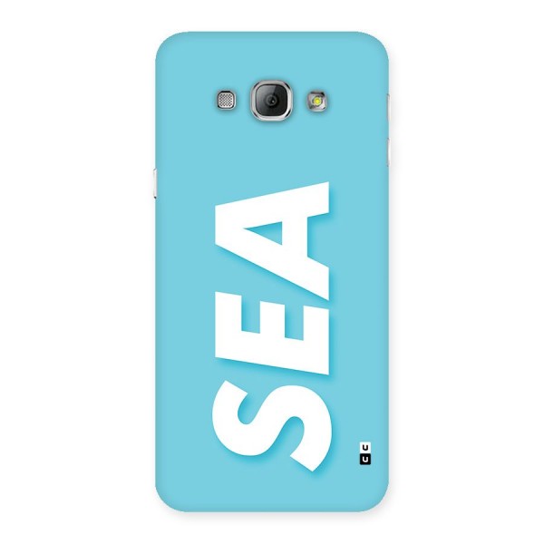 Aqua Sea Back Case for Galaxy A8