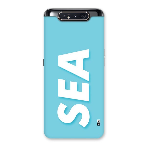 Aqua Sea Back Case for Galaxy A80