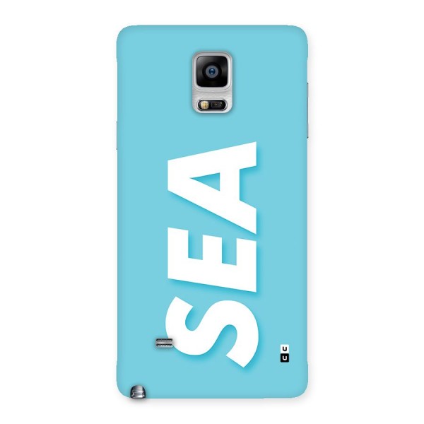 Aqua Sea Back Case for Galaxy Note 4