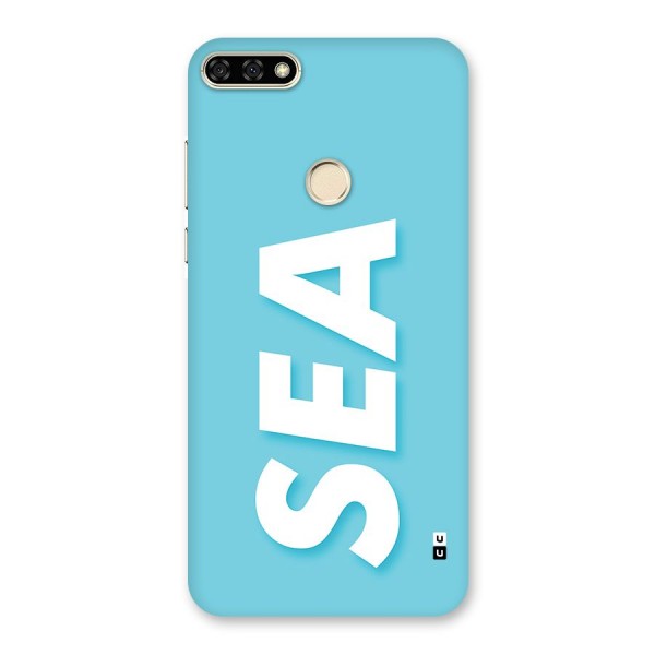 Aqua Sea Back Case for Honor 7A