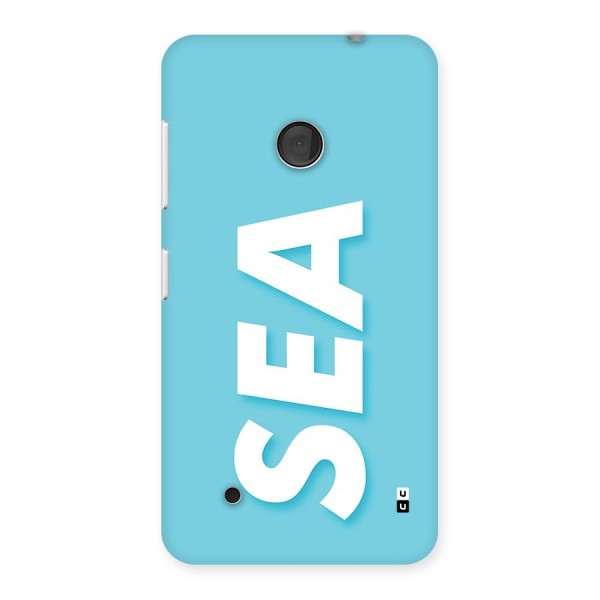 Aqua Sea Back Case for Lumia 530