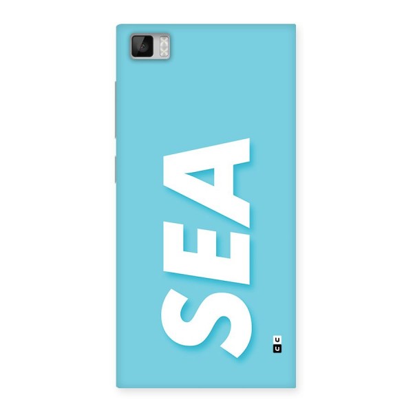 Aqua Sea Back Case for Mi3