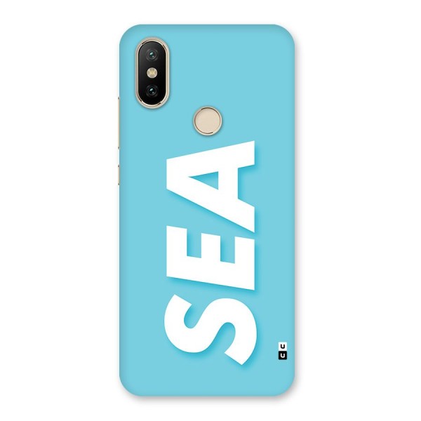 Aqua Sea Back Case for Mi A2