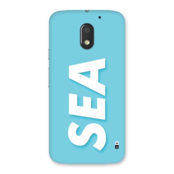 Aqua Sea Back Case for Moto E3 Power