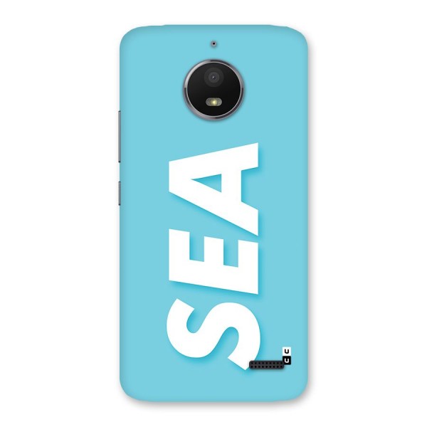 Aqua Sea Back Case for Moto E4