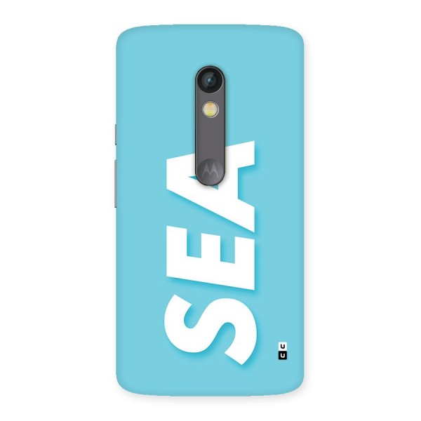 Aqua Sea Back Case for Moto X Play