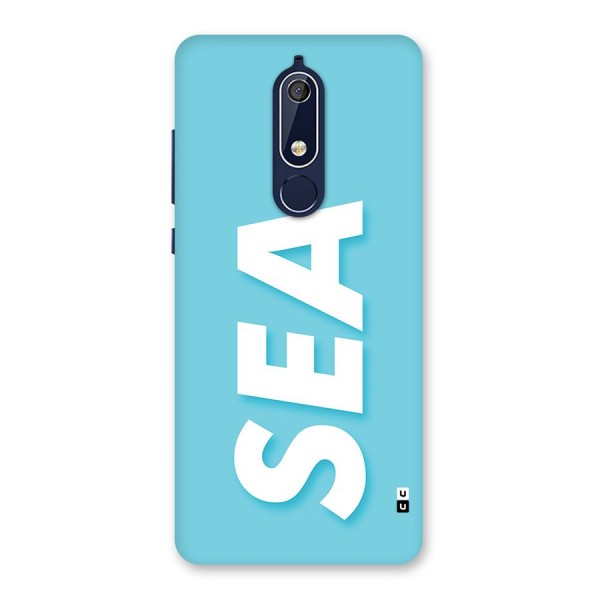 Aqua Sea Back Case for Nokia 5.1