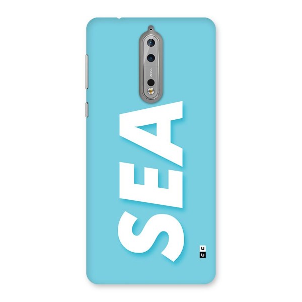 Aqua Sea Back Case for Nokia 8