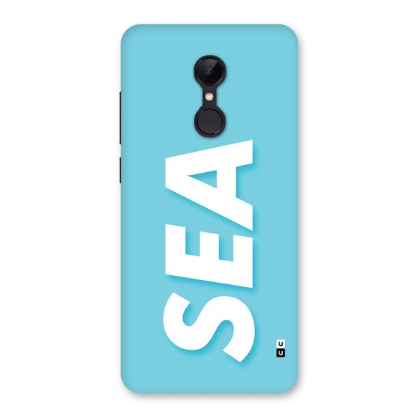 Aqua Sea Back Case for Redmi 5