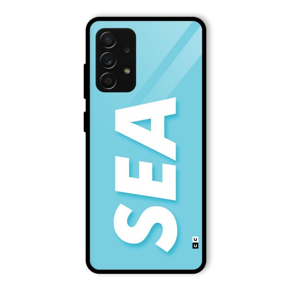 Aqua Sea Glass Back Case for Galaxy A53 5G