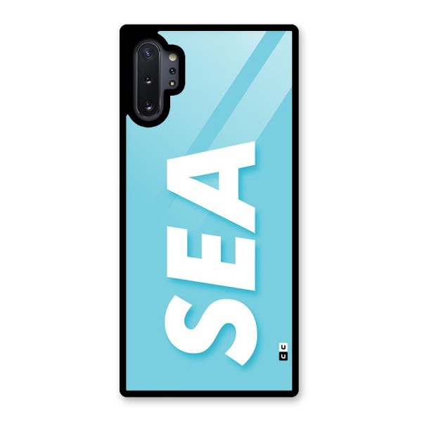 Aqua Sea Glass Back Case for Galaxy Note 10 Plus