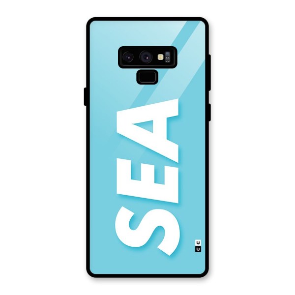 Aqua Sea Glass Back Case for Galaxy Note 9