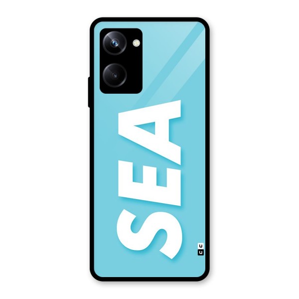 Aqua Sea Glass Back Case for Realme 10 Pro