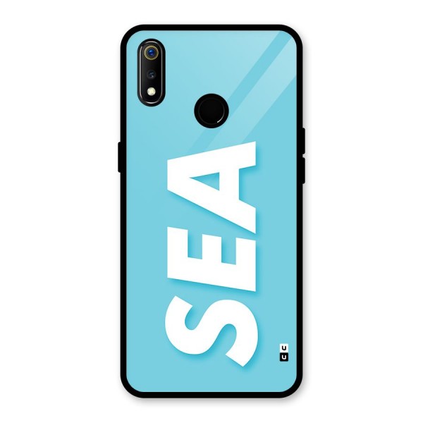 Aqua Sea Glass Back Case for Realme 3i