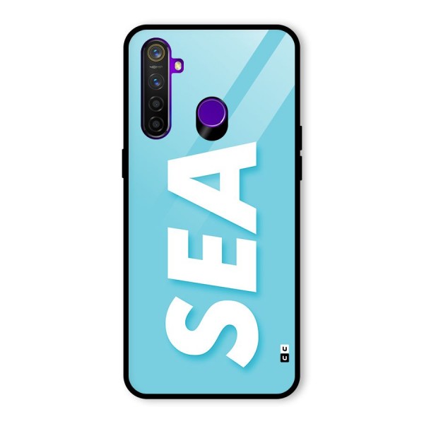 Aqua Sea Glass Back Case for Realme 5 Pro