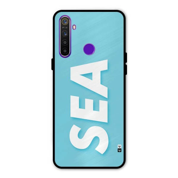 Aqua Sea Glass Back Case for Realme 5s