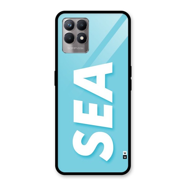 Aqua Sea Glass Back Case for Realme 8i