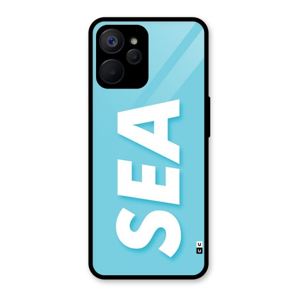 Aqua Sea Glass Back Case for Realme 9i 5G