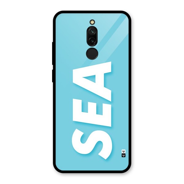 Aqua Sea Glass Back Case for Redmi 8