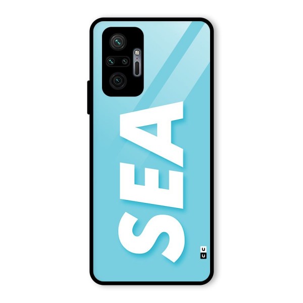 Aqua Sea Glass Back Case for Redmi Note 10 Pro