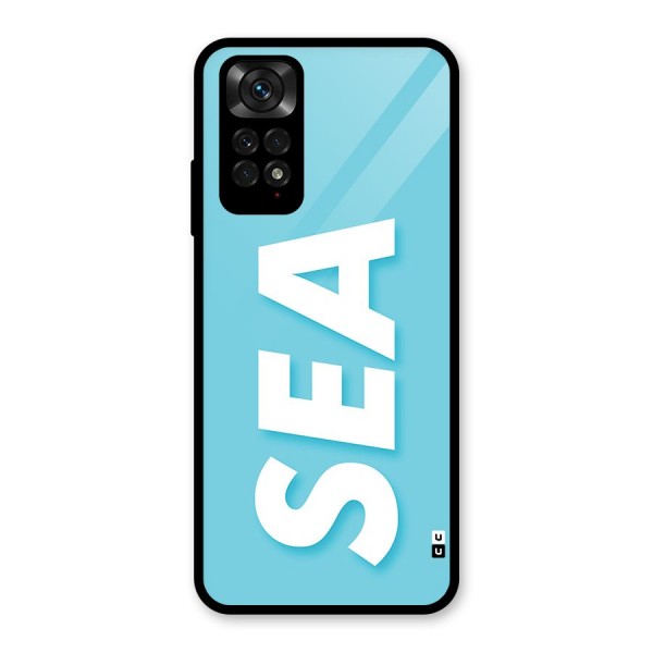 Aqua Sea Glass Back Case for Redmi Note 11S