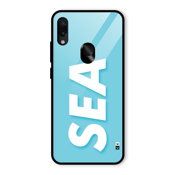 Aqua Sea Glass Back Case for Redmi Note 7