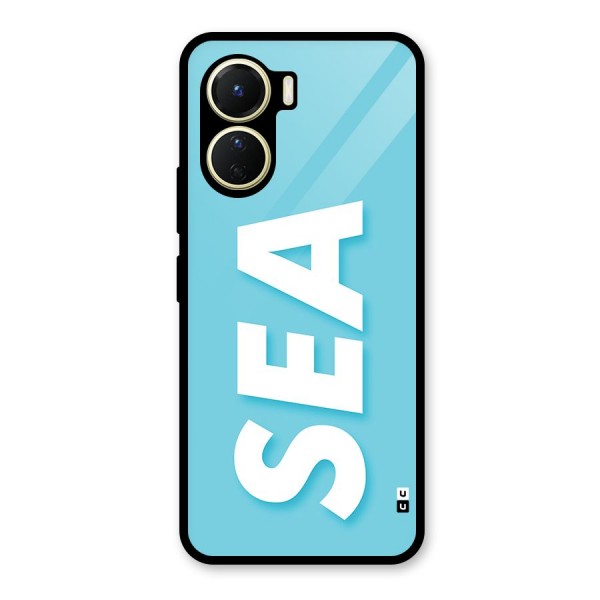 Aqua Sea Glass Back Case for Vivo Y16