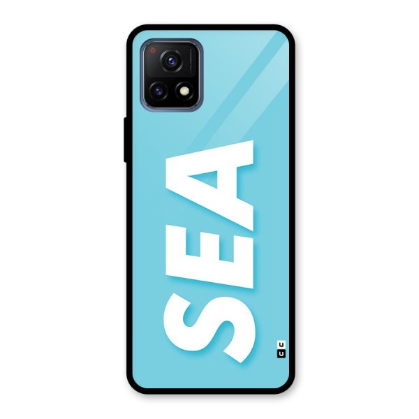 Aqua Sea Glass Back Case for Vivo Y72 5G